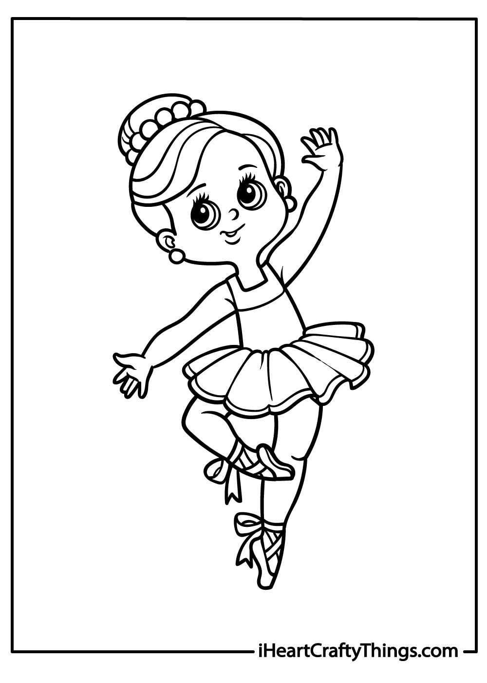 little ballerina coloring pages