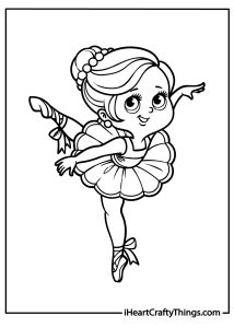 25 Ballet Coloring Pages PDFs (Free To Download Printables)