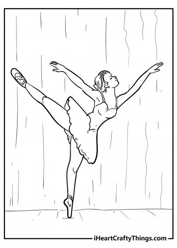 Ballet Coloring Pages (100% Free Printables)