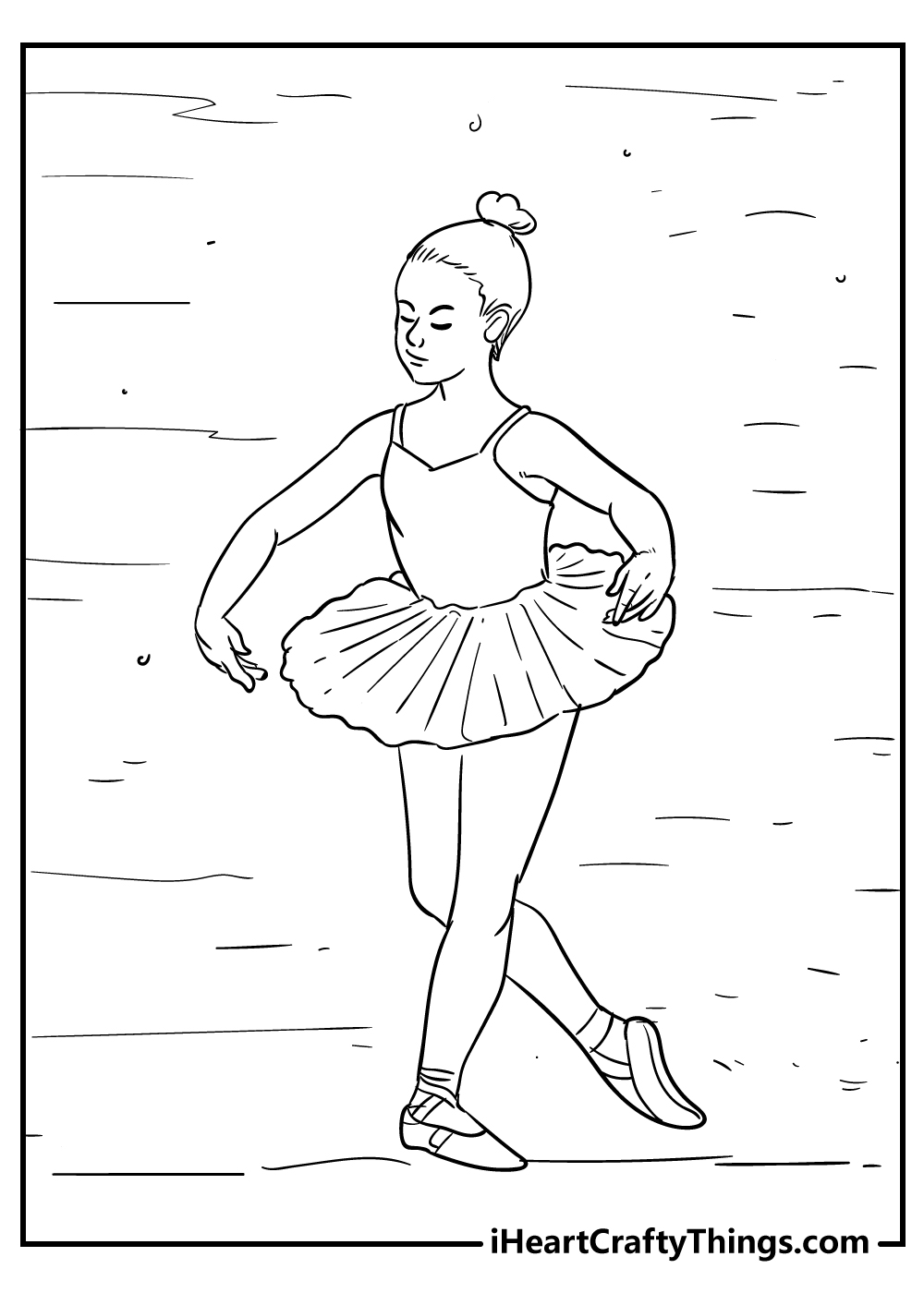 young ballerina coloring sheets pdf