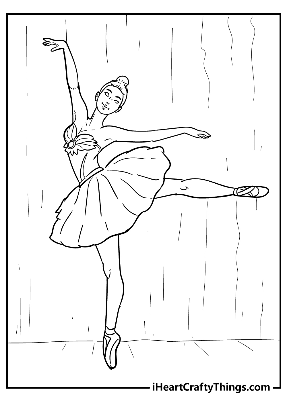 ballet dance coloring pages