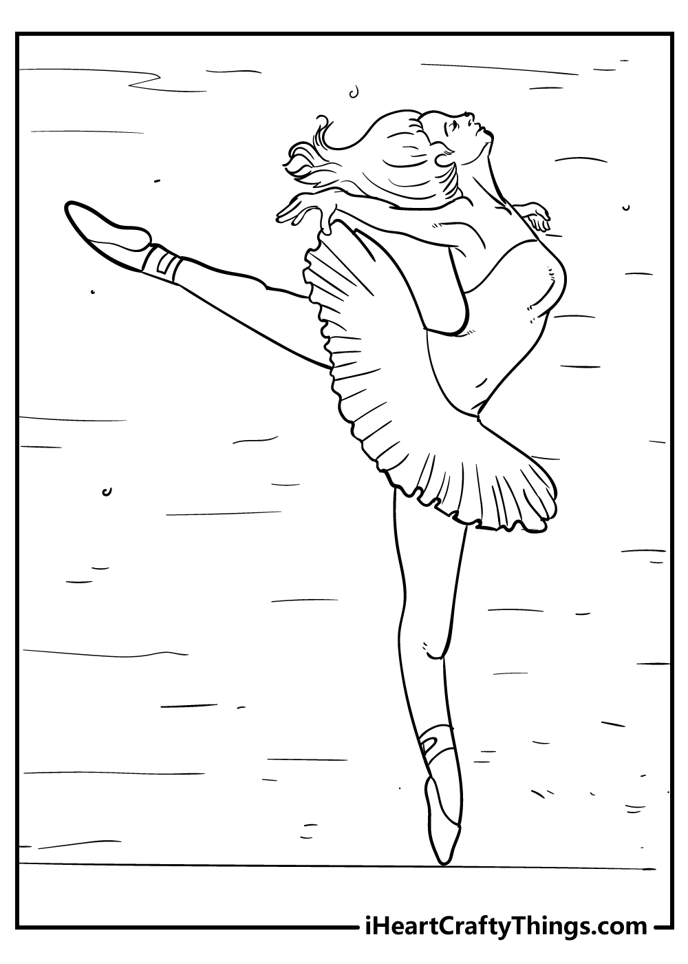 free ballet printables coloring for kids