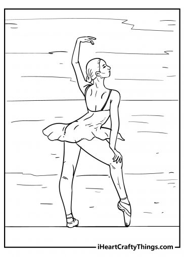 Ballet Coloring Pages (100% Free Printables)