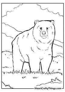 30 Bear Coloring Pages (100% Free Printable)