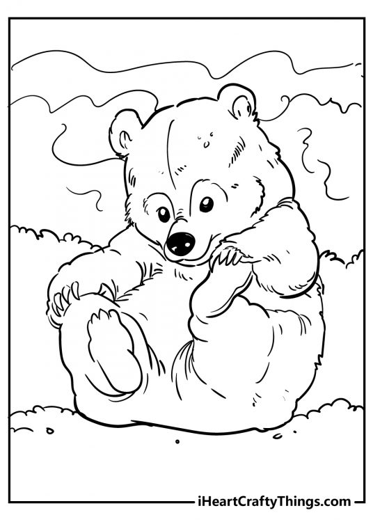 30 Bear Coloring Pages (100% Free Printable)