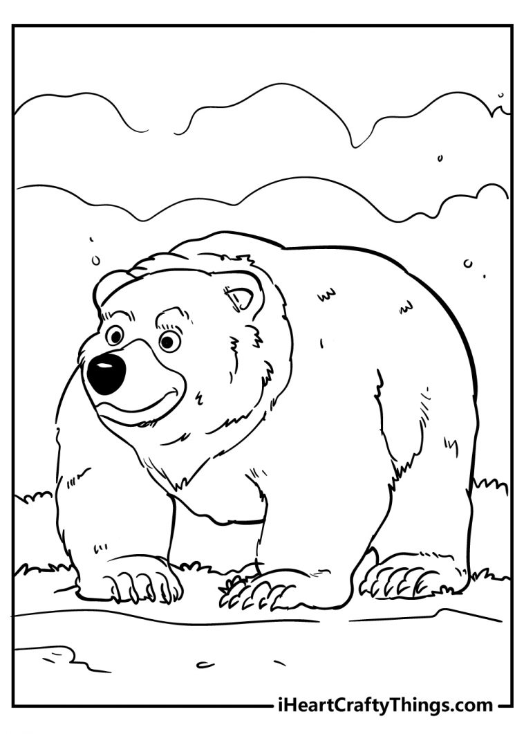 30 Bear Coloring Pages (100 Free Printable)