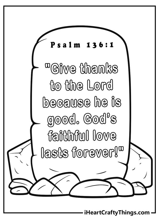 Bible Verse Coloring Pages (100% Free Printables)