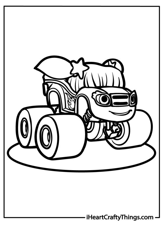 Blaze Coloring Pages (15 Free Printables)