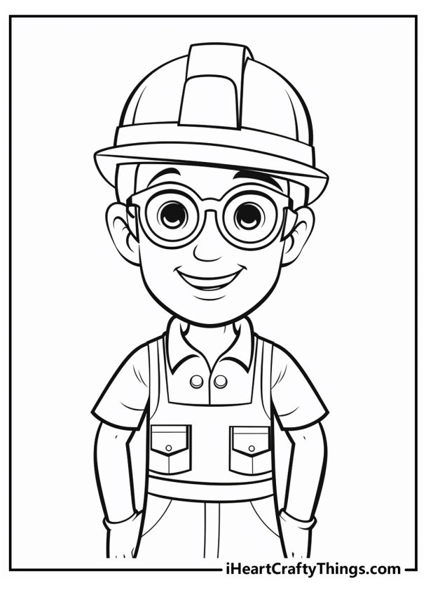 15 Blippi Coloring Pages (100% Free Printable PDFs)