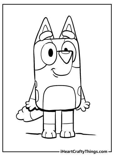 55 Bluey Coloring Pages Updated 2024! (100% Free Printables)