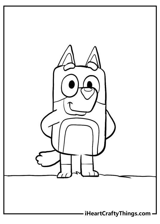 55 Bluey Coloring Pages Updated 2024! (100% Free Printables)