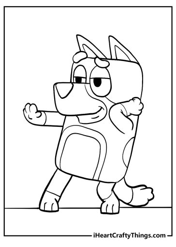 Bluey Coloring Pages (100% Free Printables)