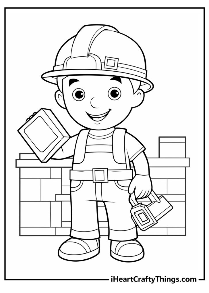 Bob The Builder Coloring Pages (100% Free Printables)