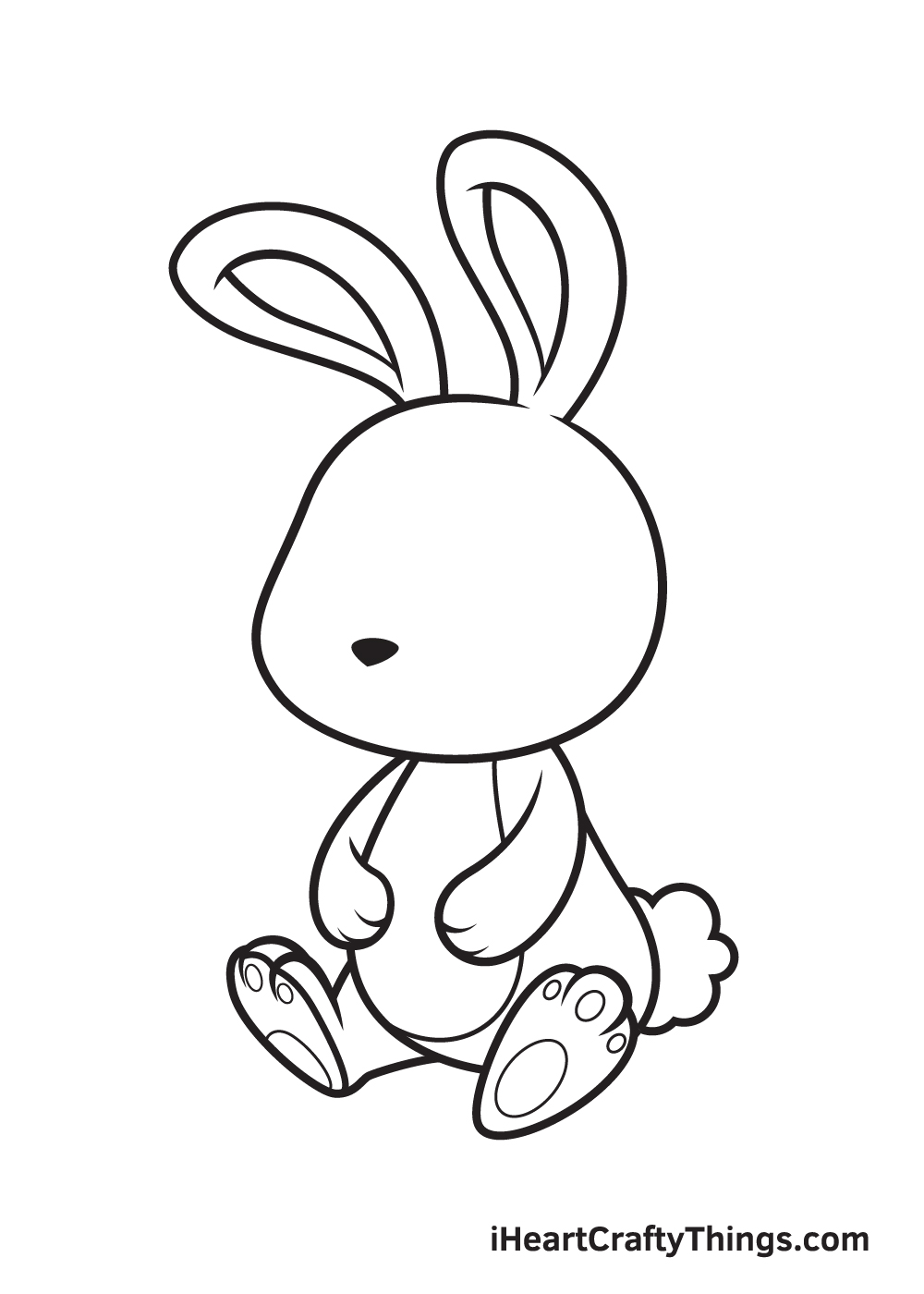 Vẽ chú thỏ - Bước 7