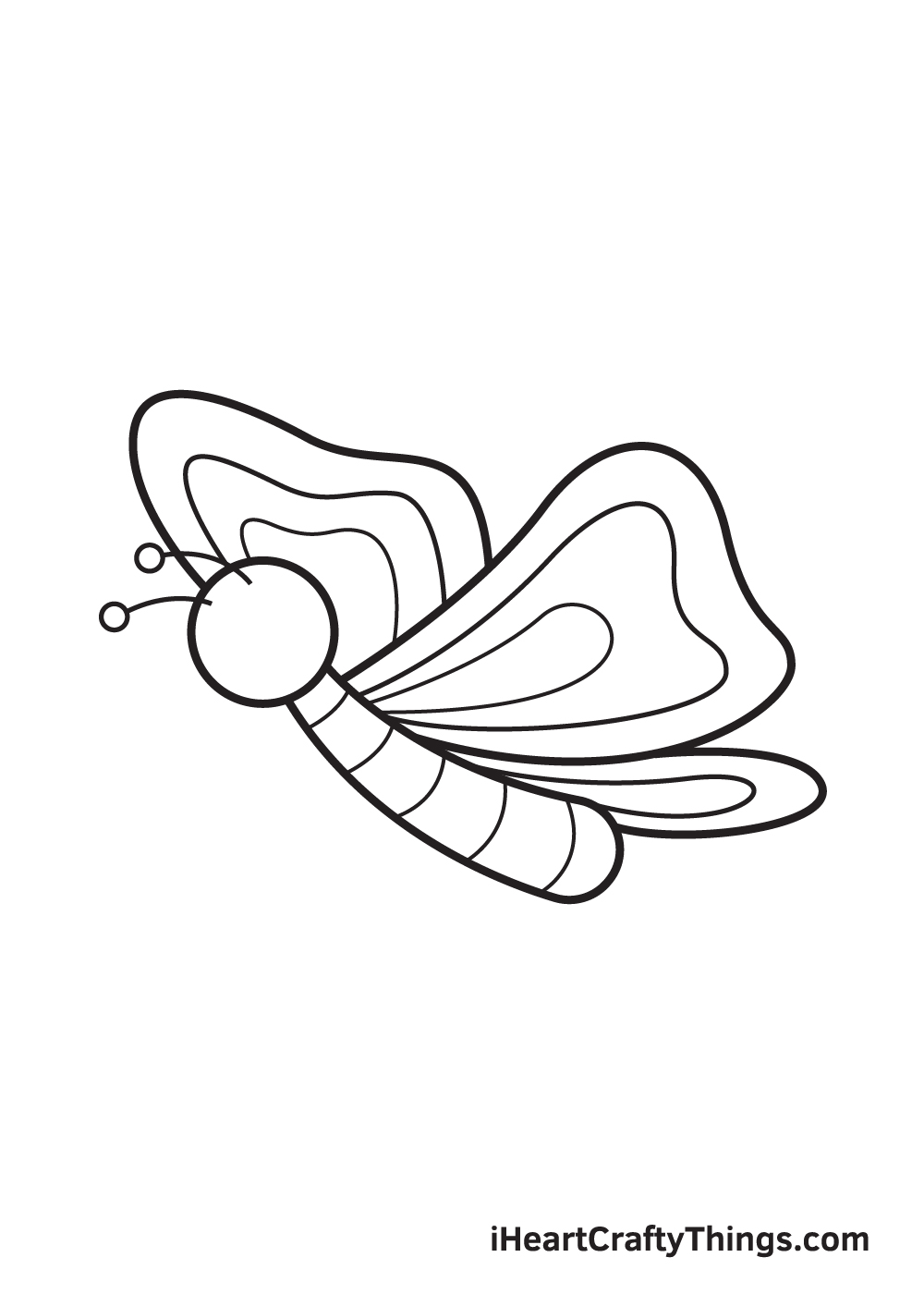 Butterfly DRAWING – STEP 8 - Hướng dẫn chi tiết cách vẽ con bướm đơn giản với 9 bước cơ bản
