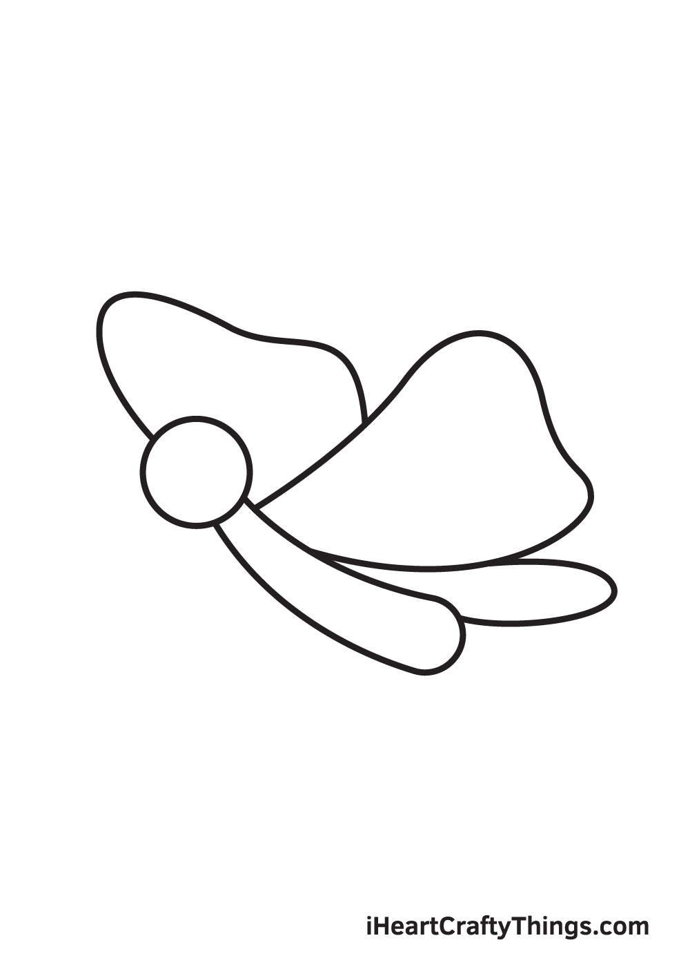 butterfly drawing – step 5