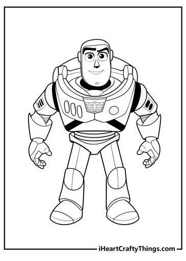 Buzz Lightyear Coloring Pages (100% Free Printables)
