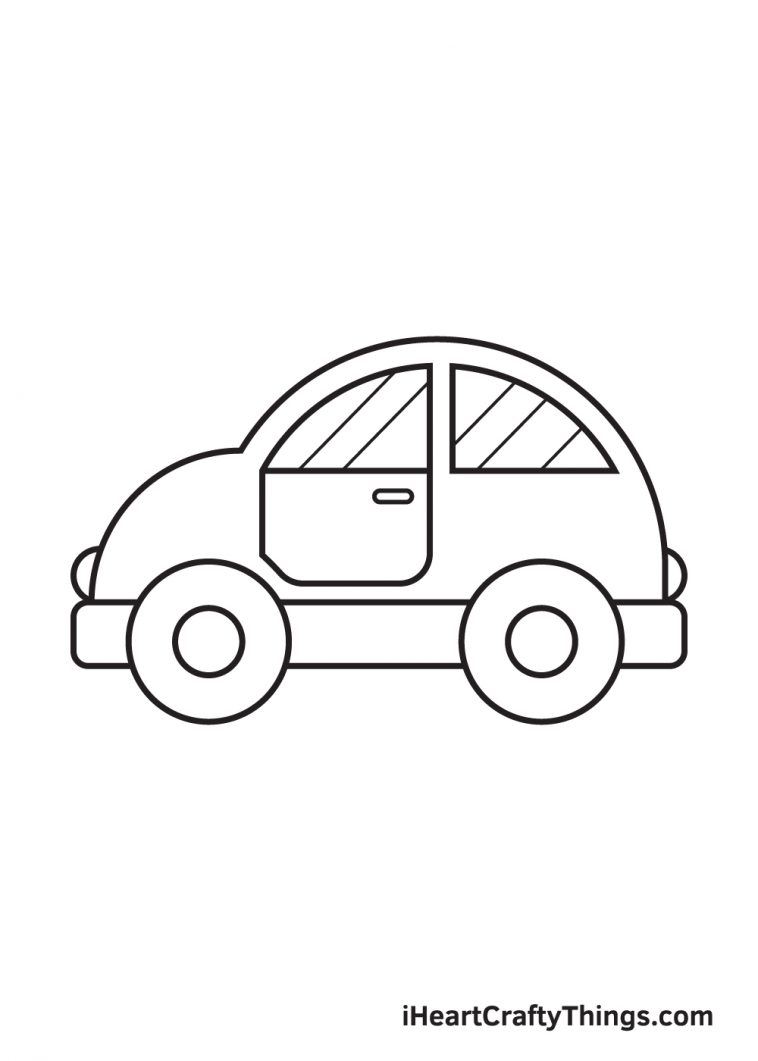 Car Drawing - How To Draw A Car Step By Step