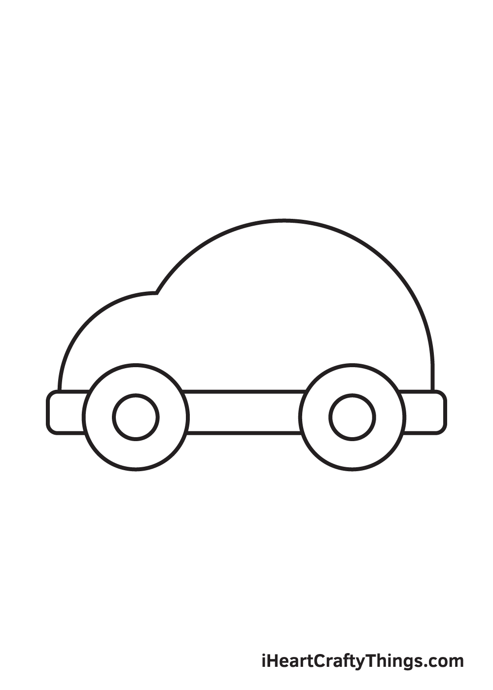 car drawing – step 4