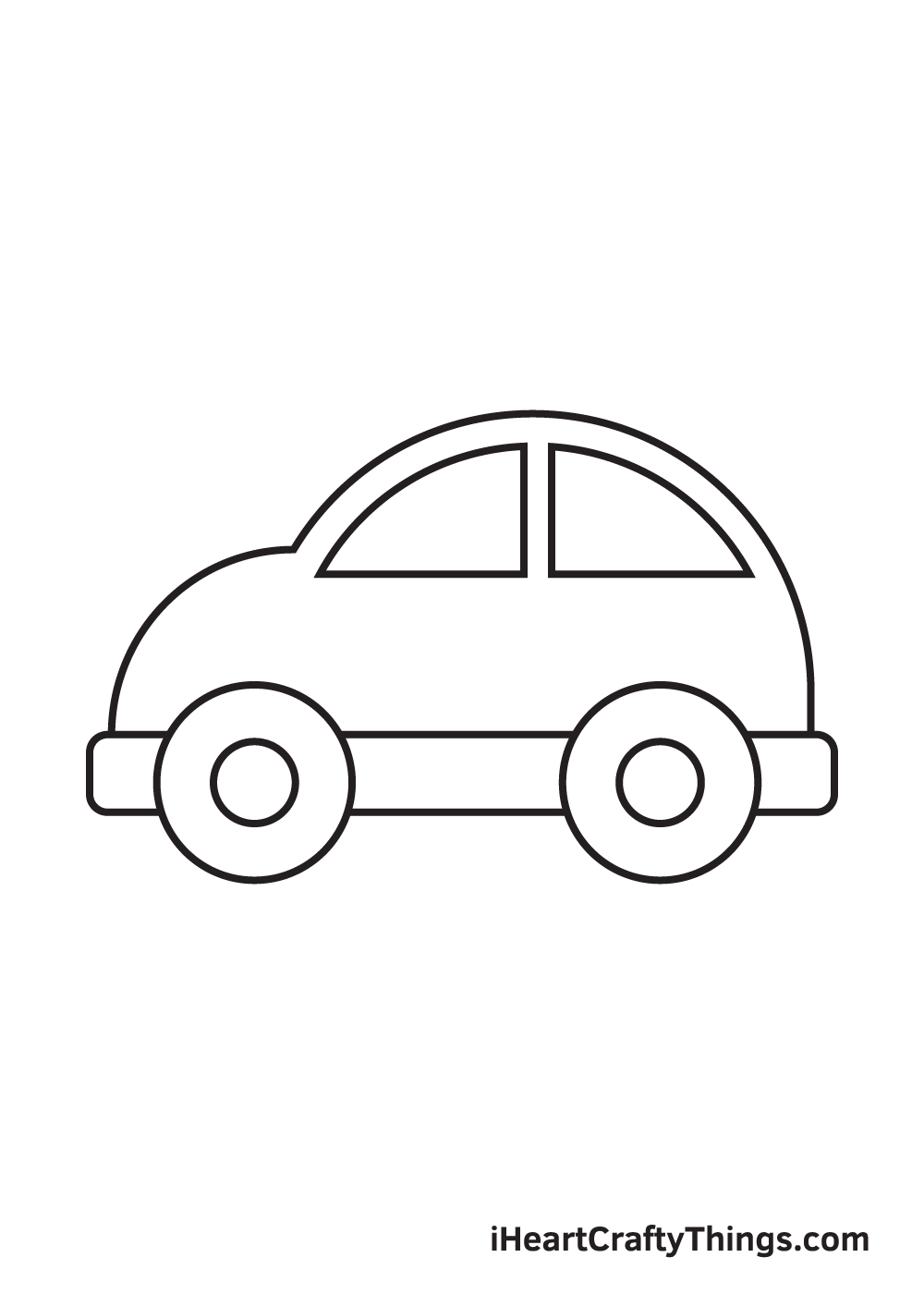 car drawing – step 6