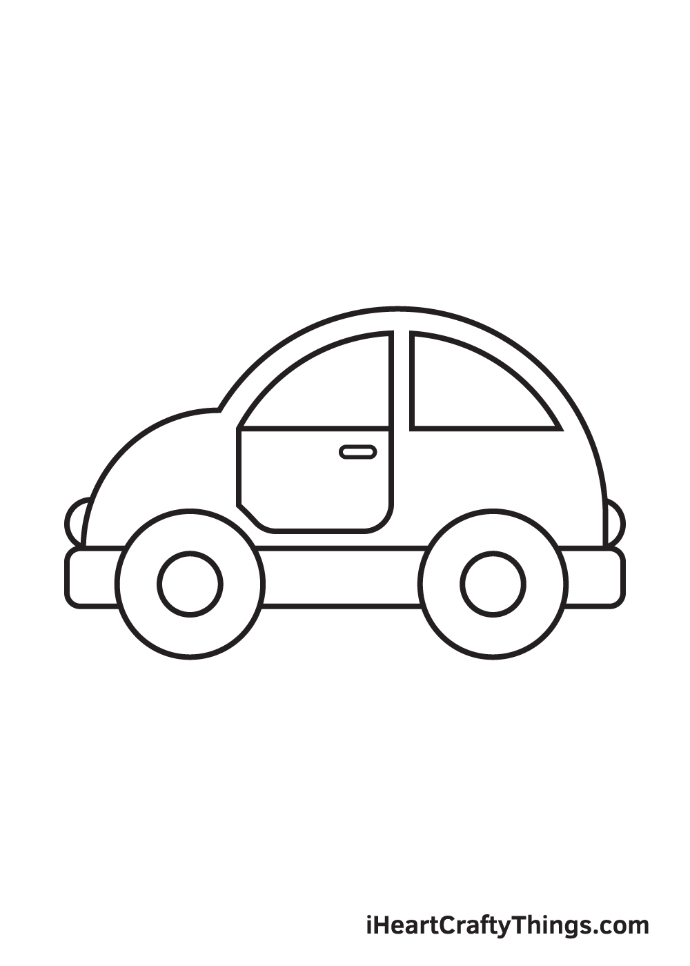 car drawing – step 8