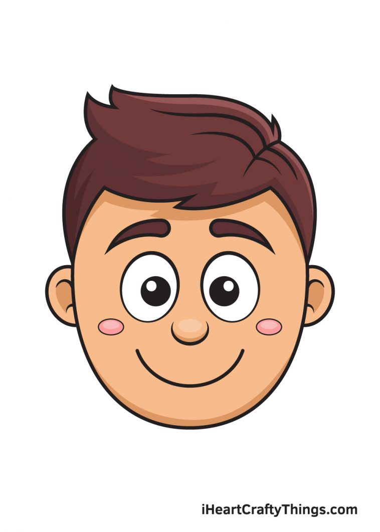 Cartoon Face Drawing - How To Draw A Cartoon Face Step By Step