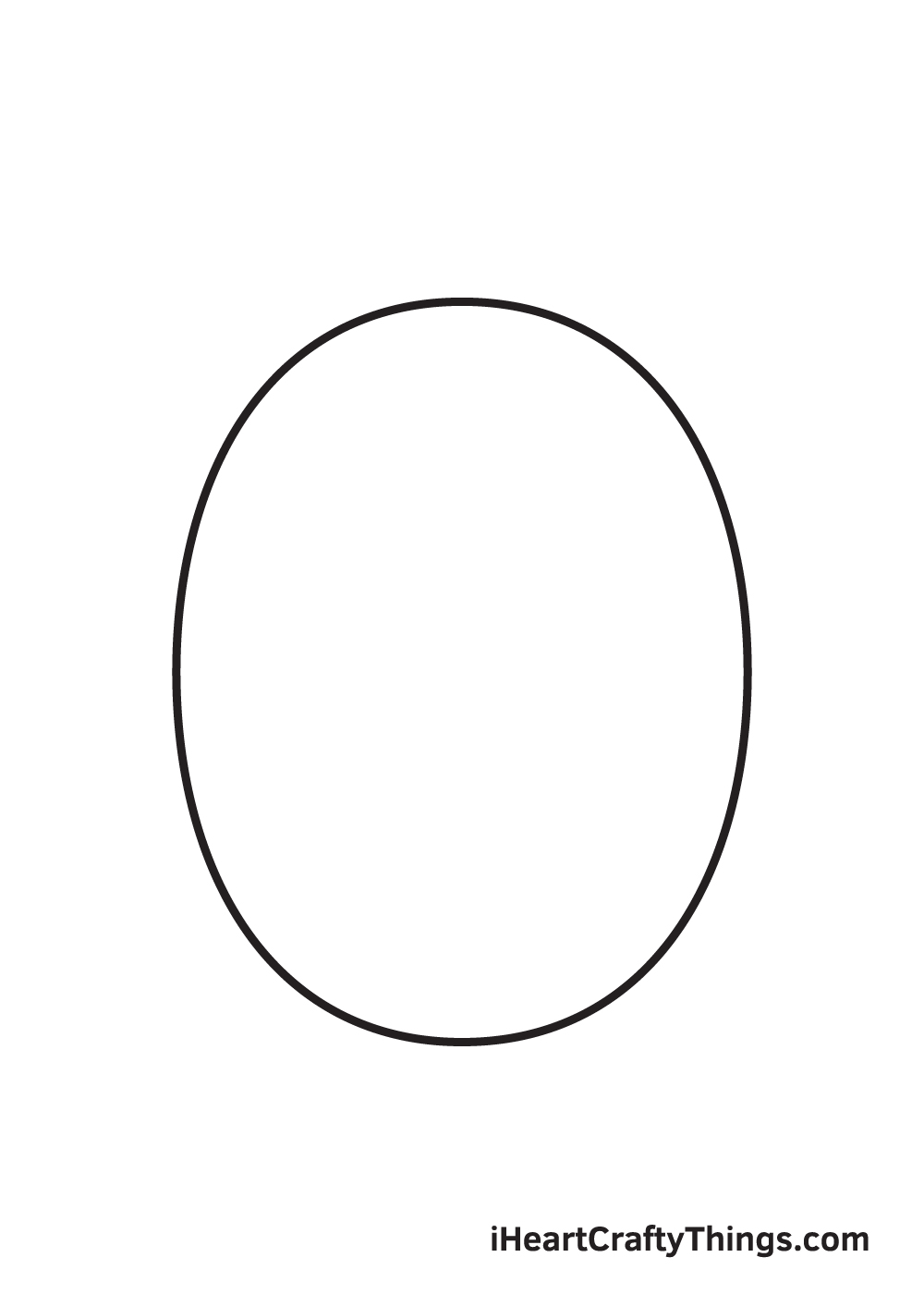 Cartoon Face Drawing – Step 1