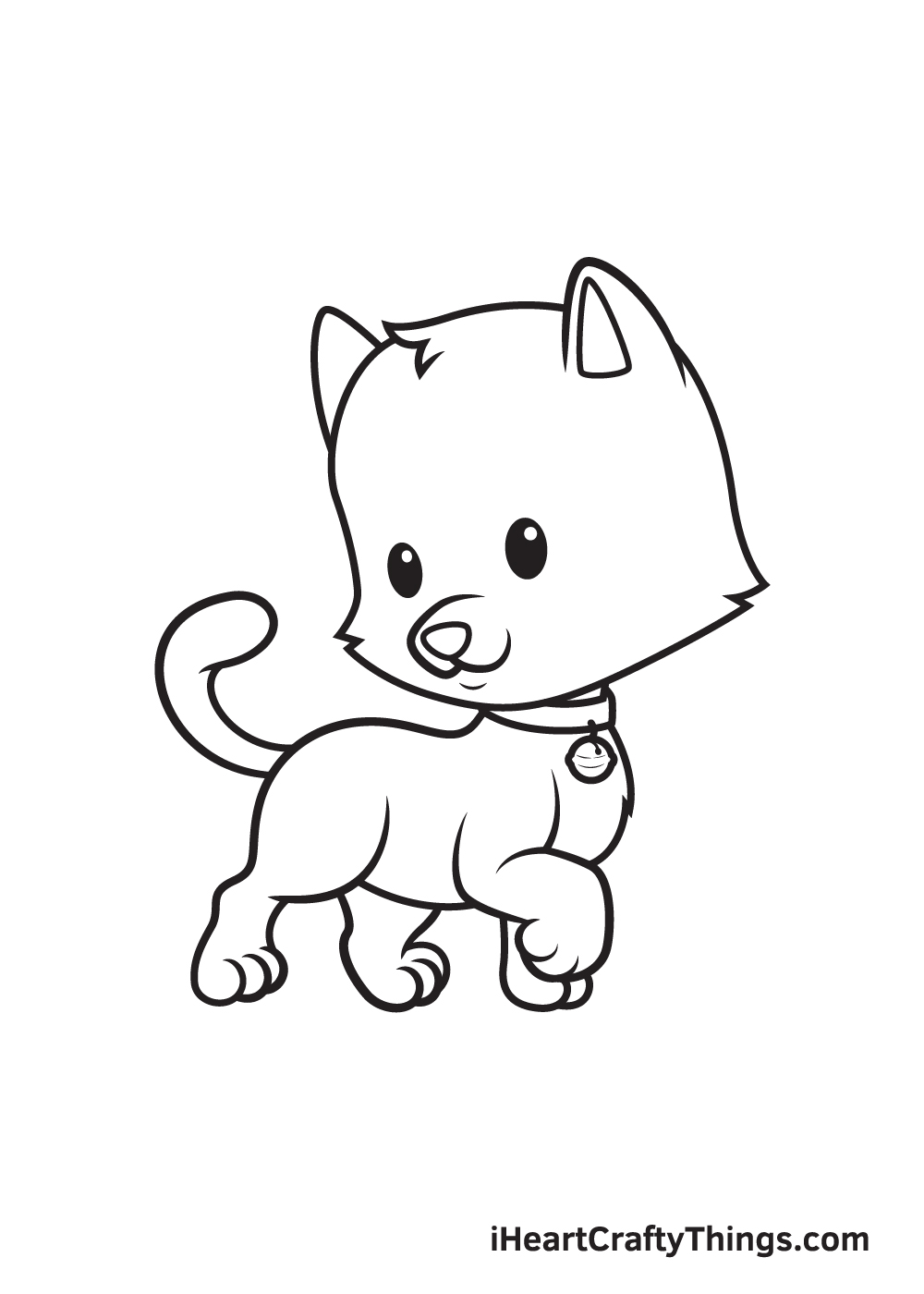 Cat Drawing How To Draw A Cat Step By Step