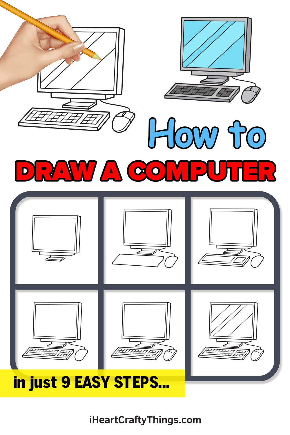 Details 83+ computer parts sketch images super hot - seven.edu.vn