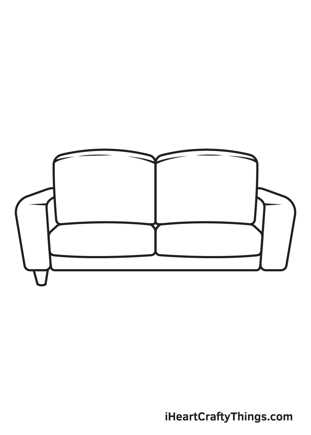 Couch Drawing – Step 8