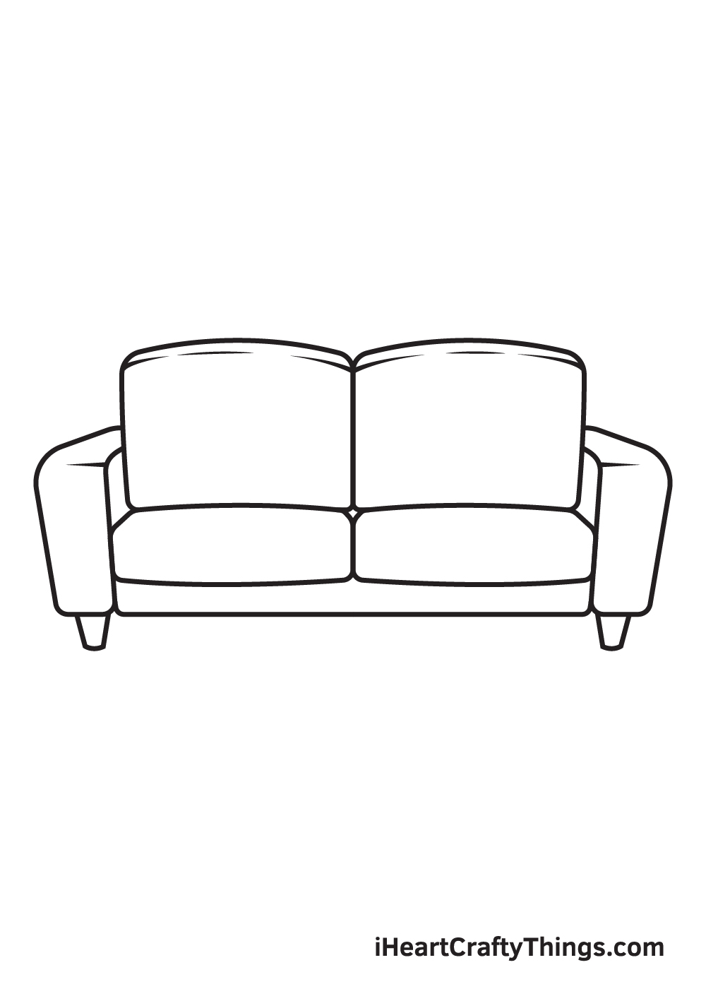 Couch Drawing – Step 9