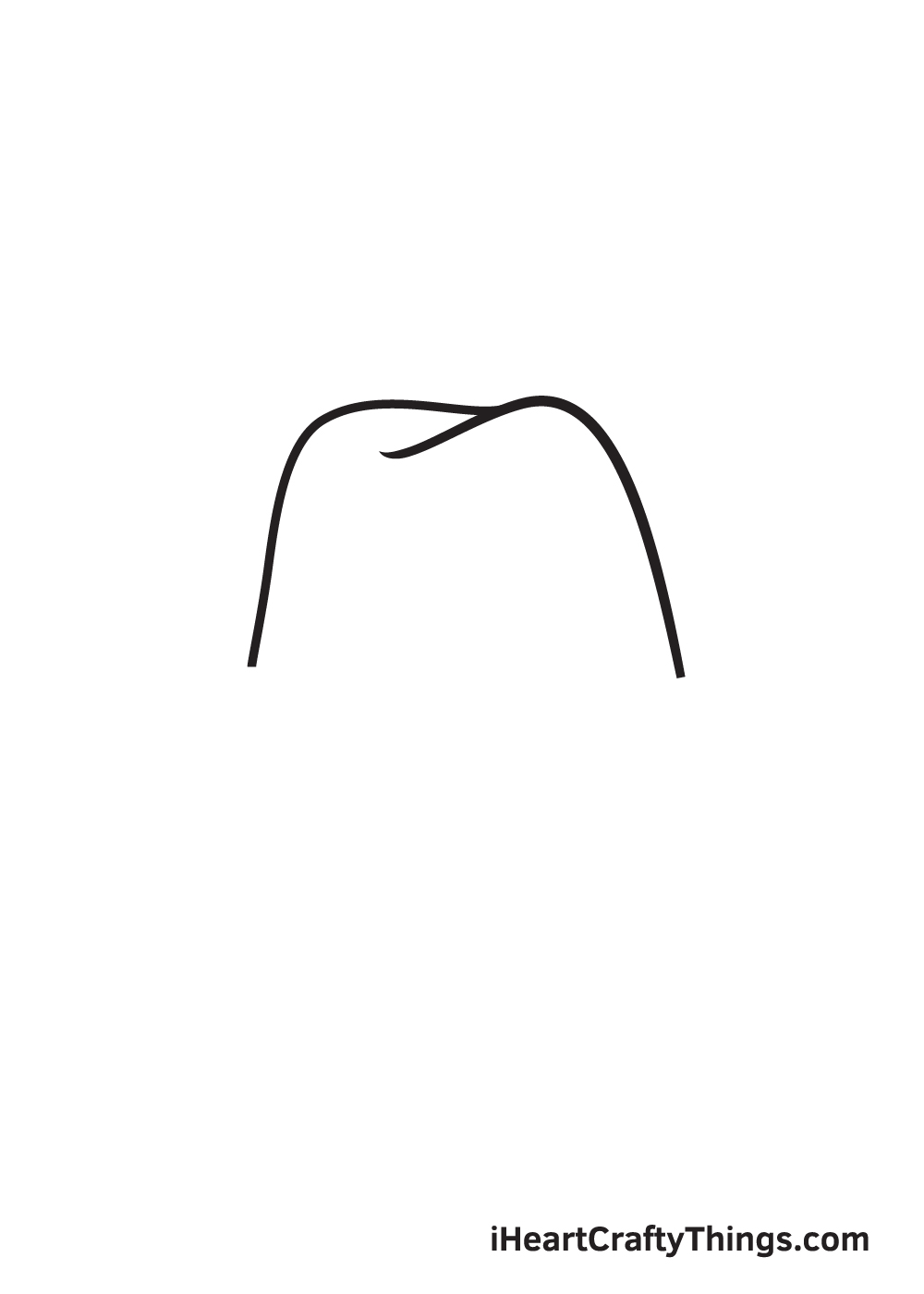cowboy hat drawing - step 2