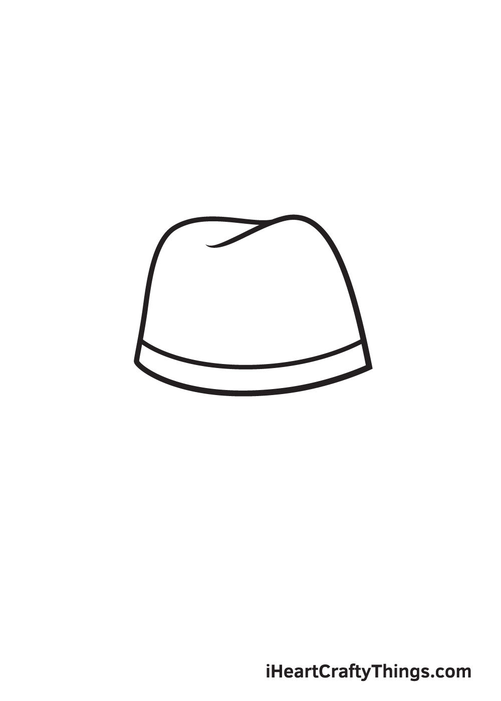 cowboy hat drawing - step 4