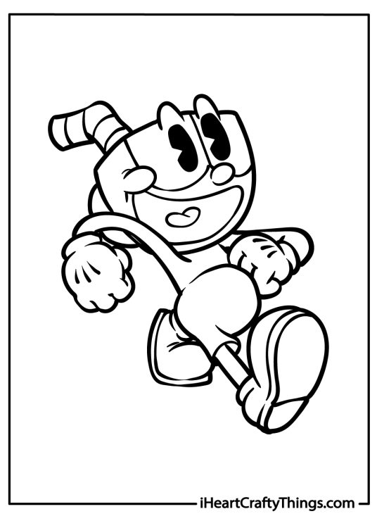 Cuphead Coloring Pages (100% Free Printables)