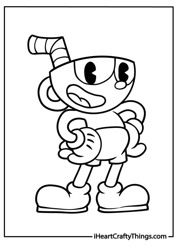 Cuphead Coloring Pages (100% Free Printables)