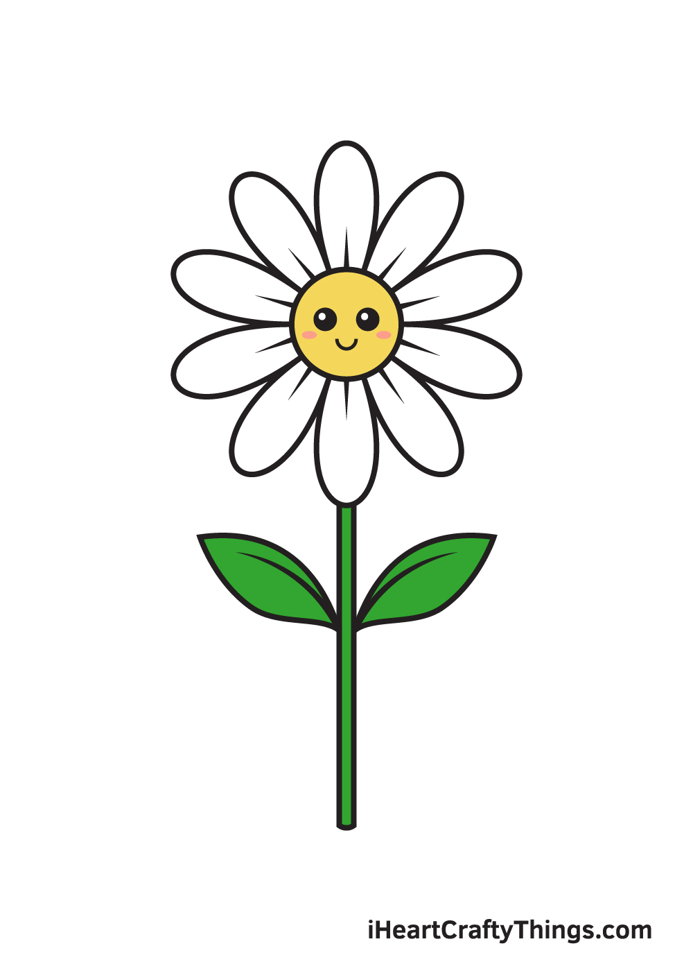 flower drawing step by step for kids - Clip Art Library