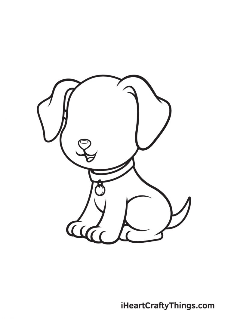 Dog Drawing - How To Draw A Dog Step By Step