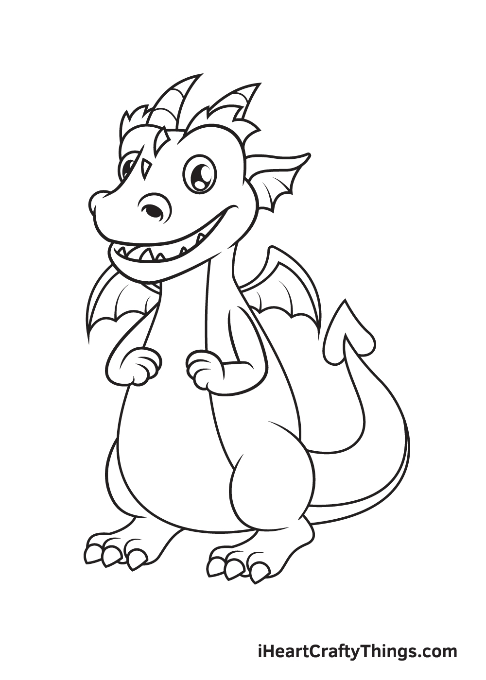 Dragon Drawing – Step 8