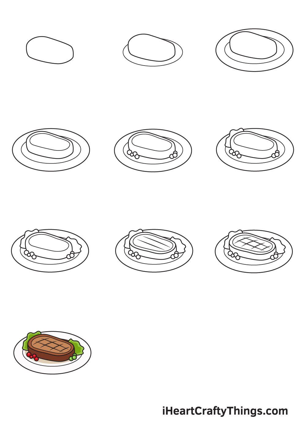 Easy Step by Step How to Draw Food Maldonado Thimeftes