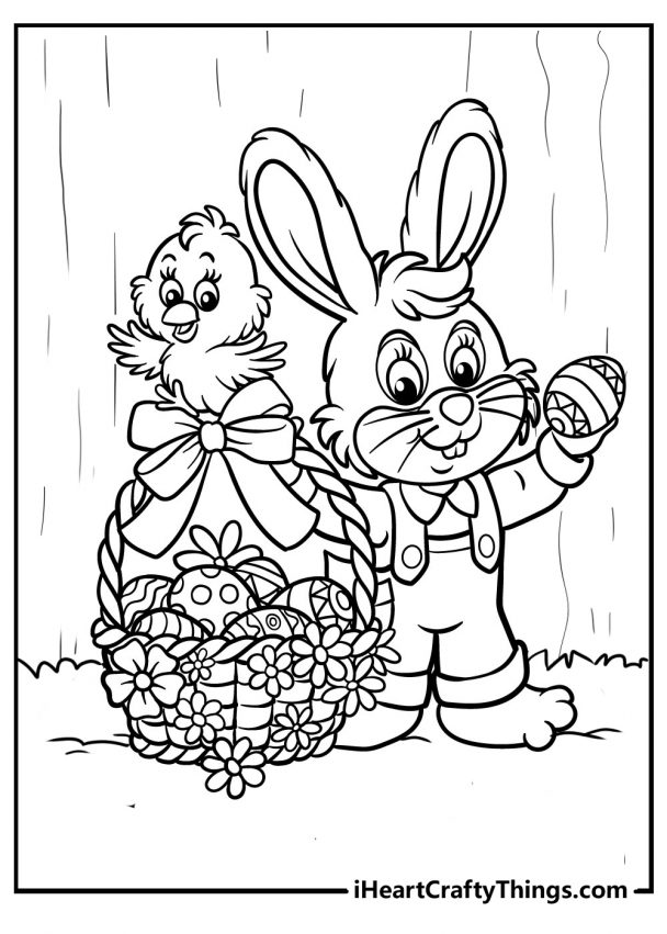 50 Easter Bunny Coloring Pages (100% Free Printables)