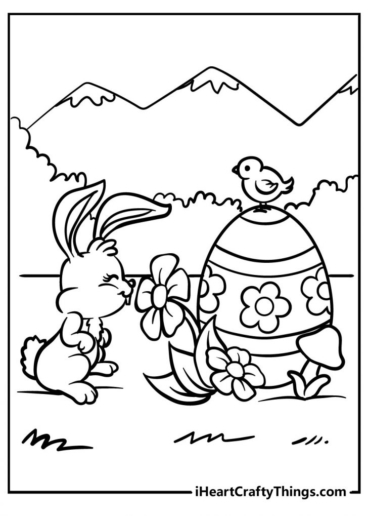 Easter Bunny Coloring Pages (Updated 2022)