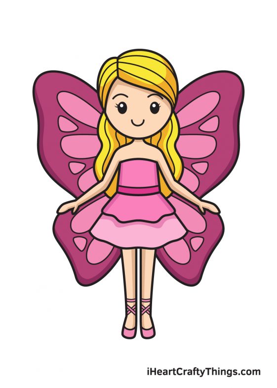 Fairy Drawing - How To Draw A Fairy Step By Step