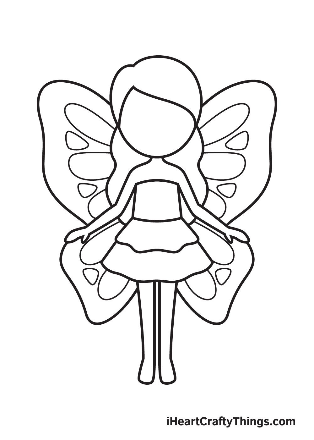 Fairy Drawing – Step 8