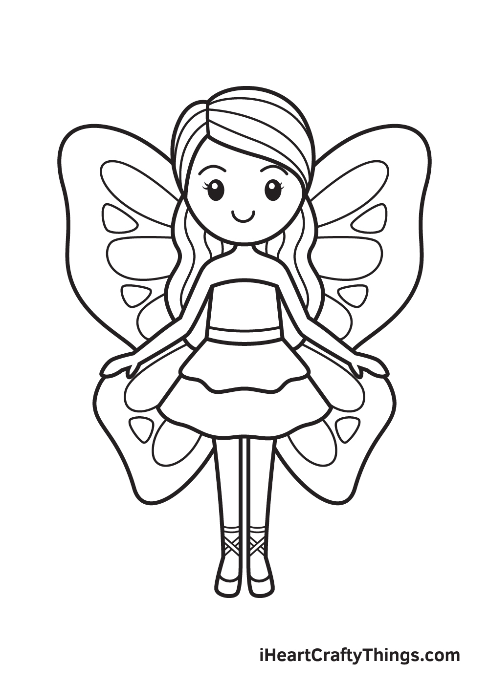 Fairy Drawing – Step 9