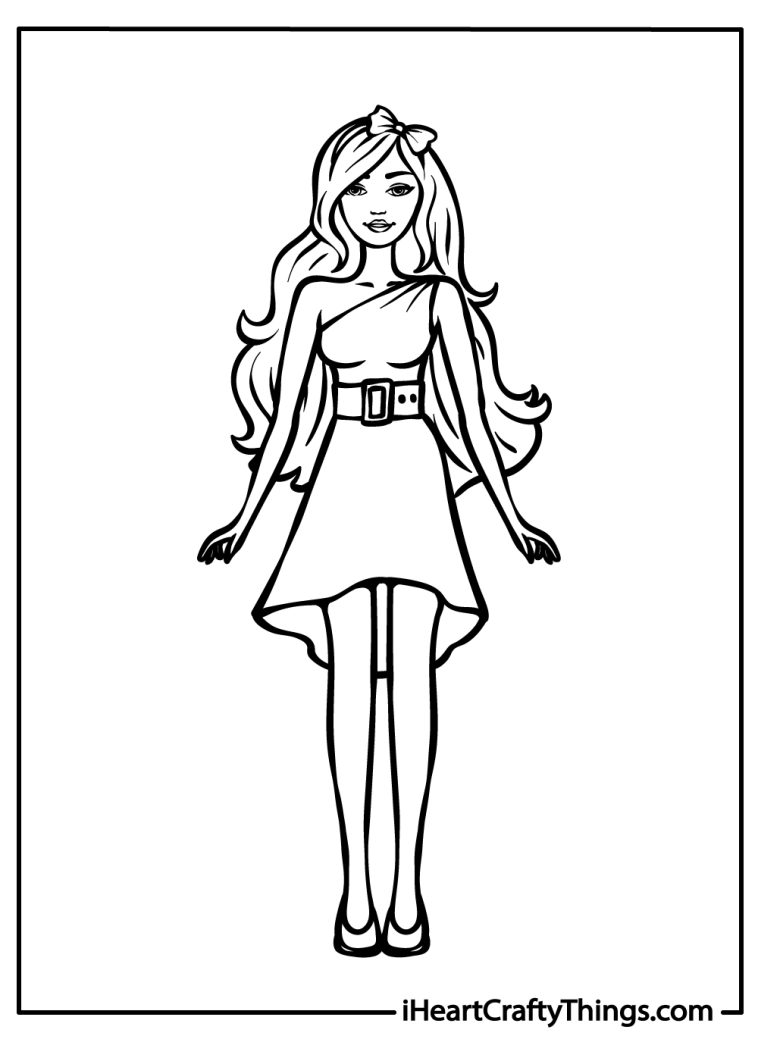 Fashion Coloring Pages (100% Free Printables)