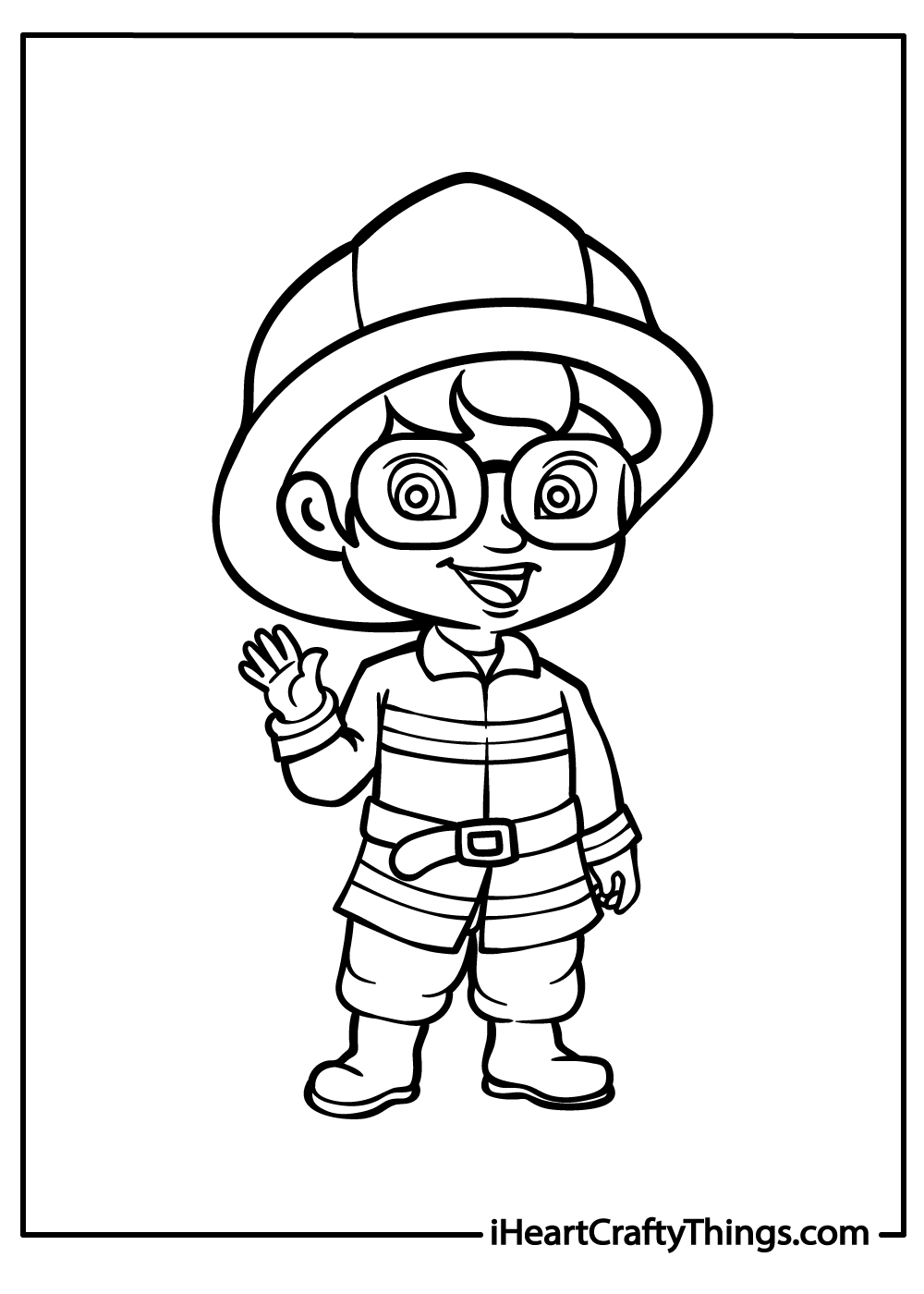 new fire department coloring pages