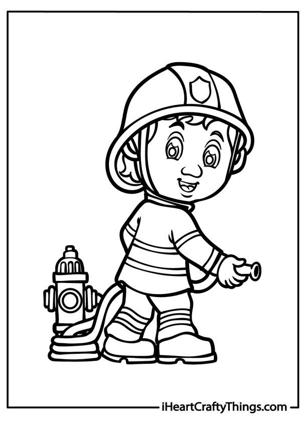 15 Fire Department Coloring Pages (100% Free Printables)