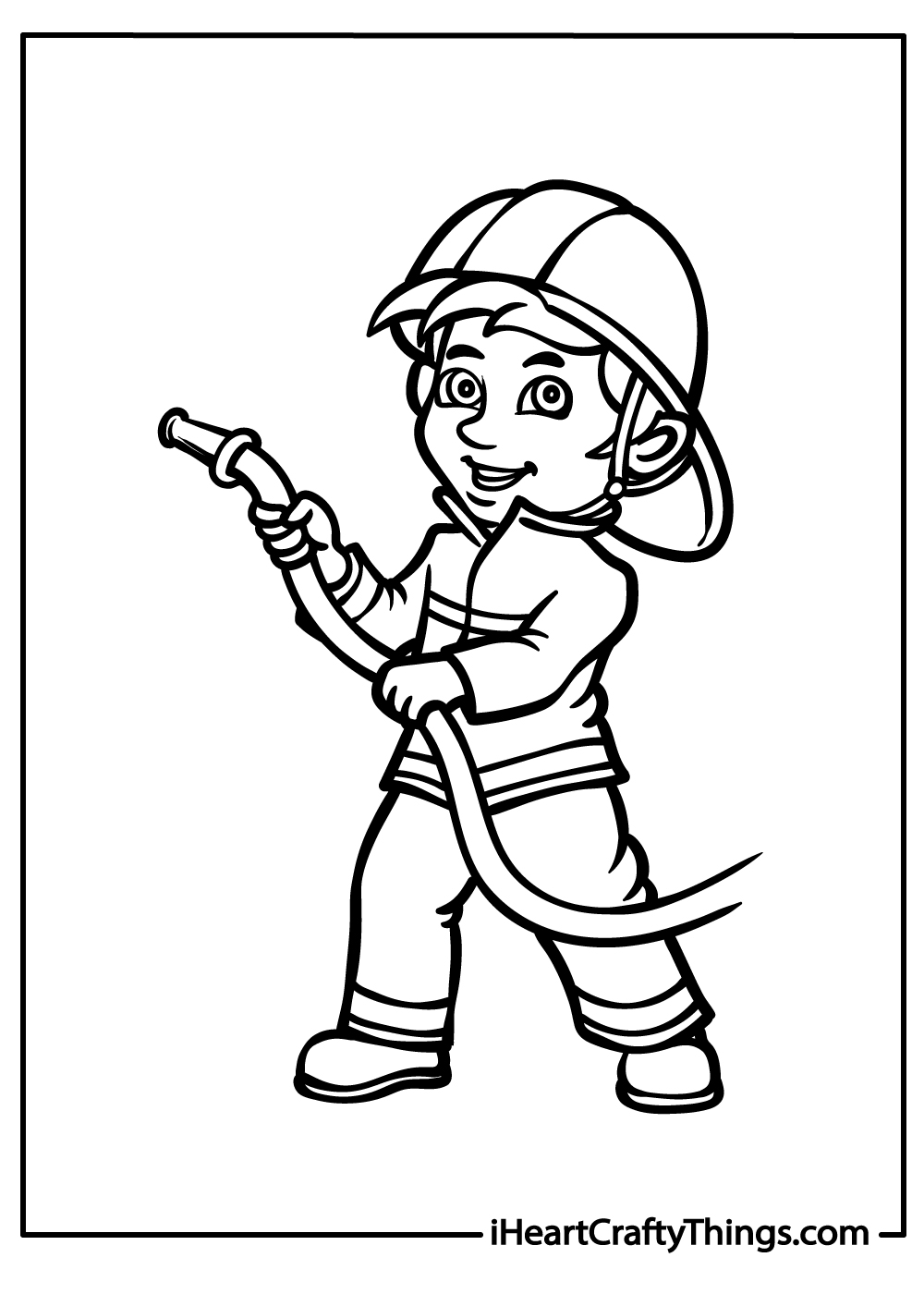 free printable fire department coloring sheets