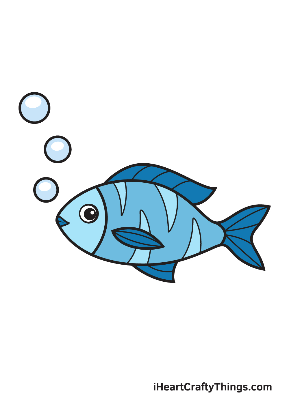 25 Easy Fish Drawing Ideas - How to Draw a Fish