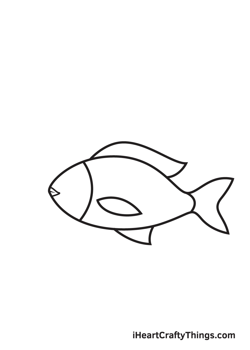 fish drawing - step 6